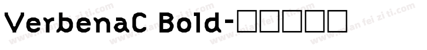 VerbenaC Bold字体转换